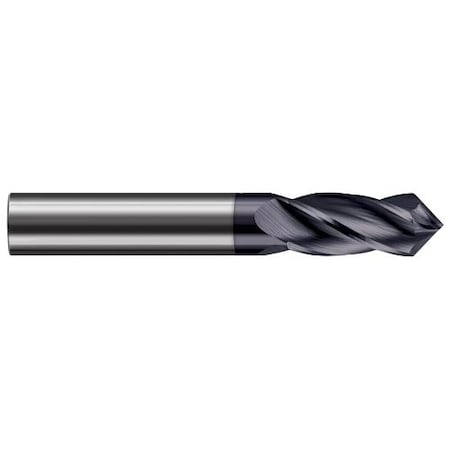 Harvey Tool 0.0394 in. 1 mm dia. x 1/8 in. x 90 deg. included Carbide Helical Tip Drill/End Mill, 4 Flutes 88111M-C6